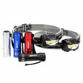 Powerplay Combo Pack - 4 3AAA Flashlights & 2 3AAA Headlamps - Black, Blue, Red & Silver PO3484719